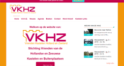 Desktop Screenshot of kastelenhollandzeeland.nl